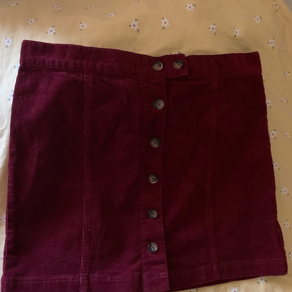 Forever 21 Plus Size corduroy velvet skirt